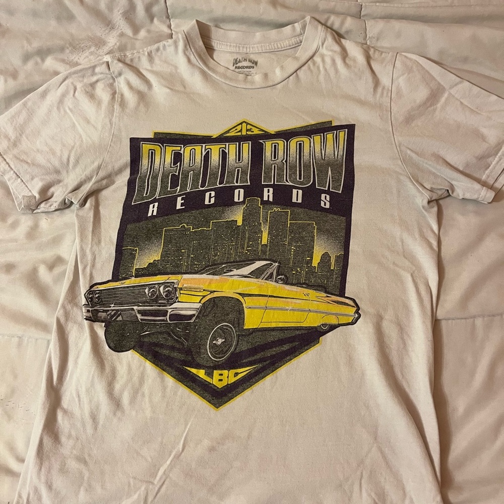 Death Row Records Graphic Tee - White